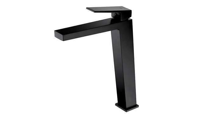 GRIFO LAVABO ART ALTO NEGRO