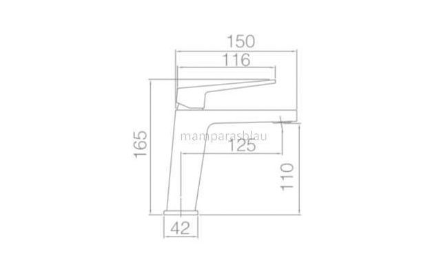 GRIFO LAVABO ART CROMO